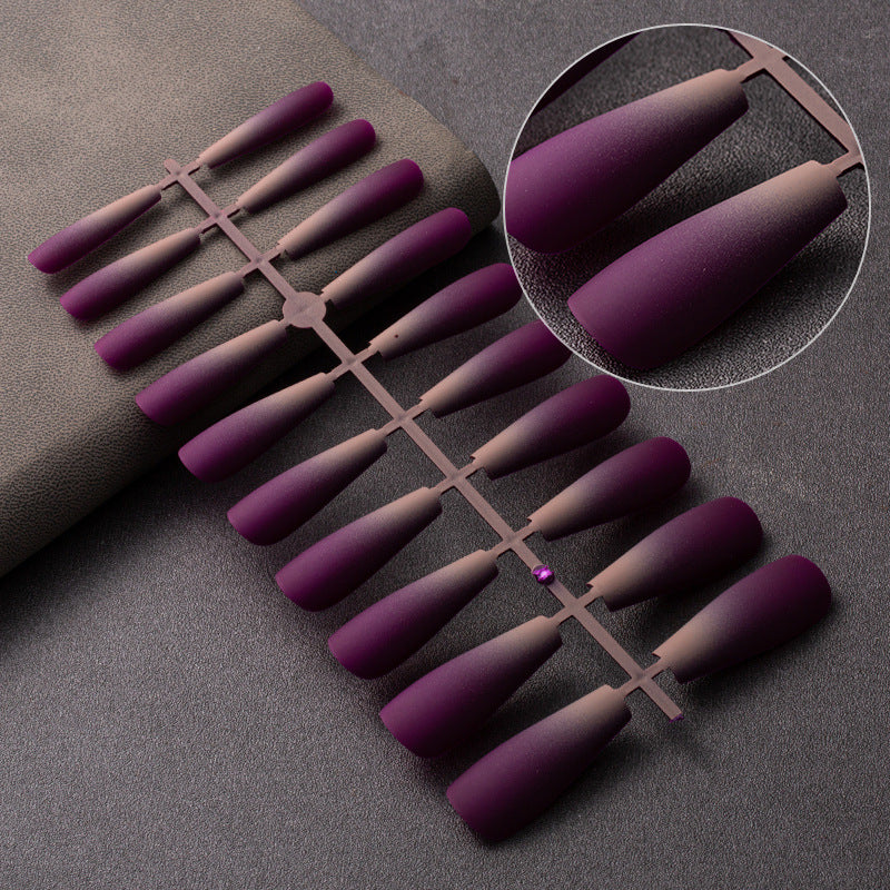 Wholesale Gradient Frosted Plastic Nail Stickers